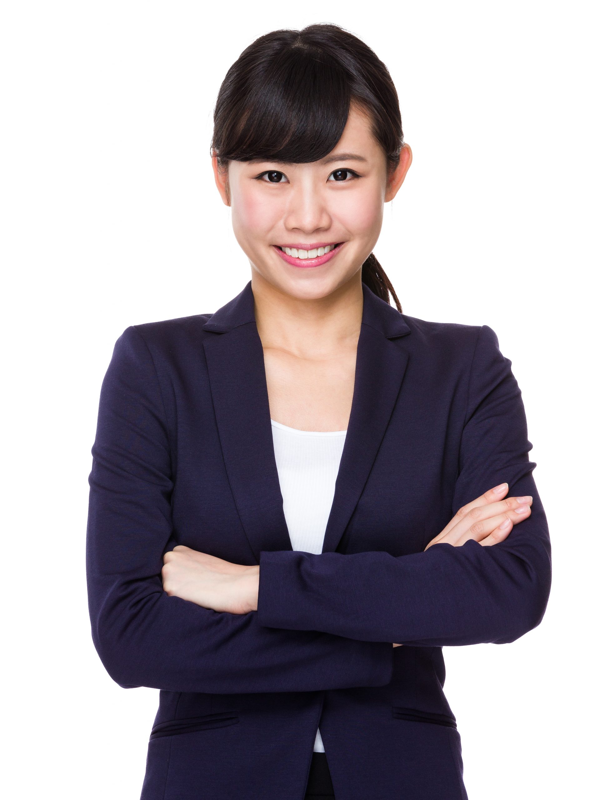 Formal Asian Business woman with crossed arms